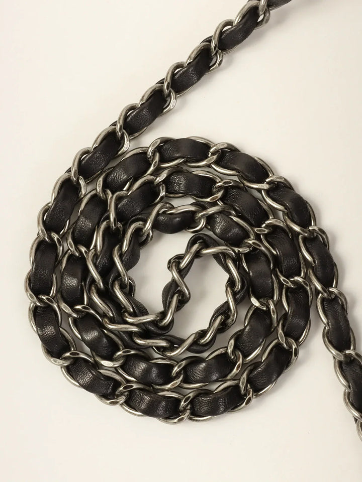 Chanel Around 2014 Made Star Turn-Lock Chain Bag Black