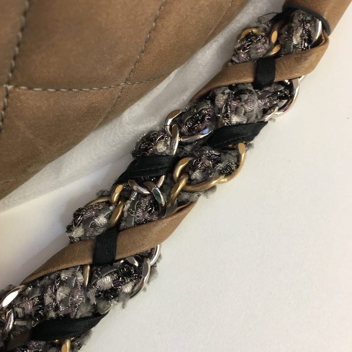 Top Quality Chanel Camera Shoulder Bag in Beige Leather