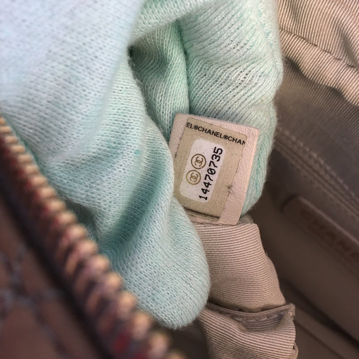 Top Quality Chanel Camera Shoulder Bag in Beige Leather