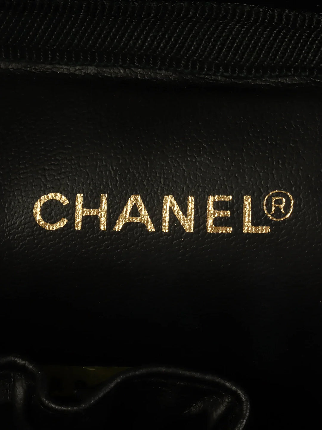 Chanel Around 1992 Made Caviar Skin Cc Mark Stitch Vanity Bordeaux
