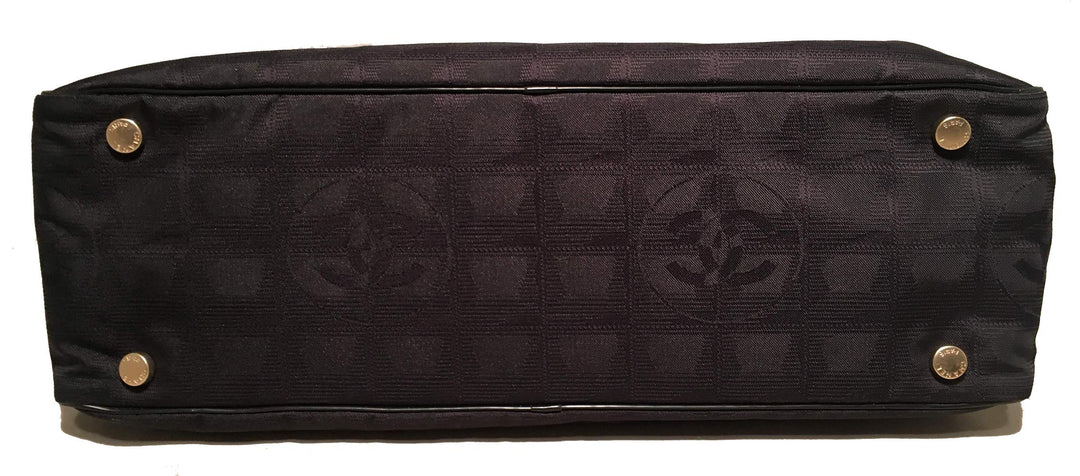 Top Quality Chanel Black Nylon Traveline Handbag