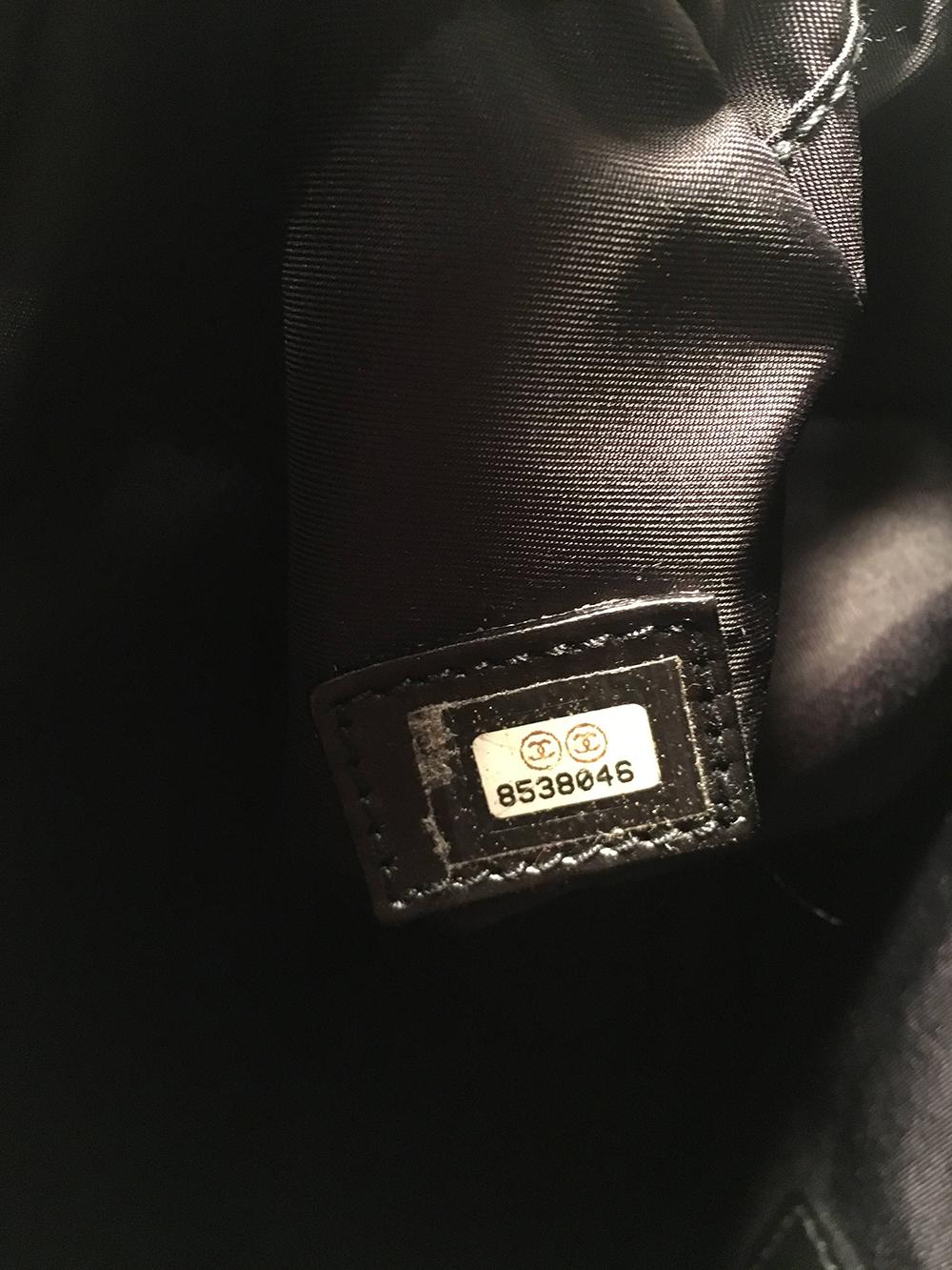 Top Quality Chanel Black Nylon Traveline Handbag