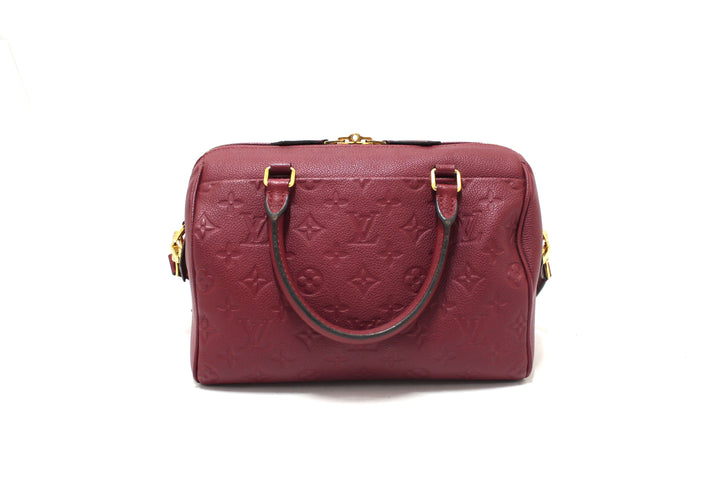Louis Vuitton Aurore Empreinte Speedy 25 NM Bandouliere Crossbody Bag