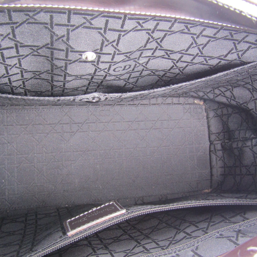 CHRISTIAN Top quality Dior Handbag in Brown Leather