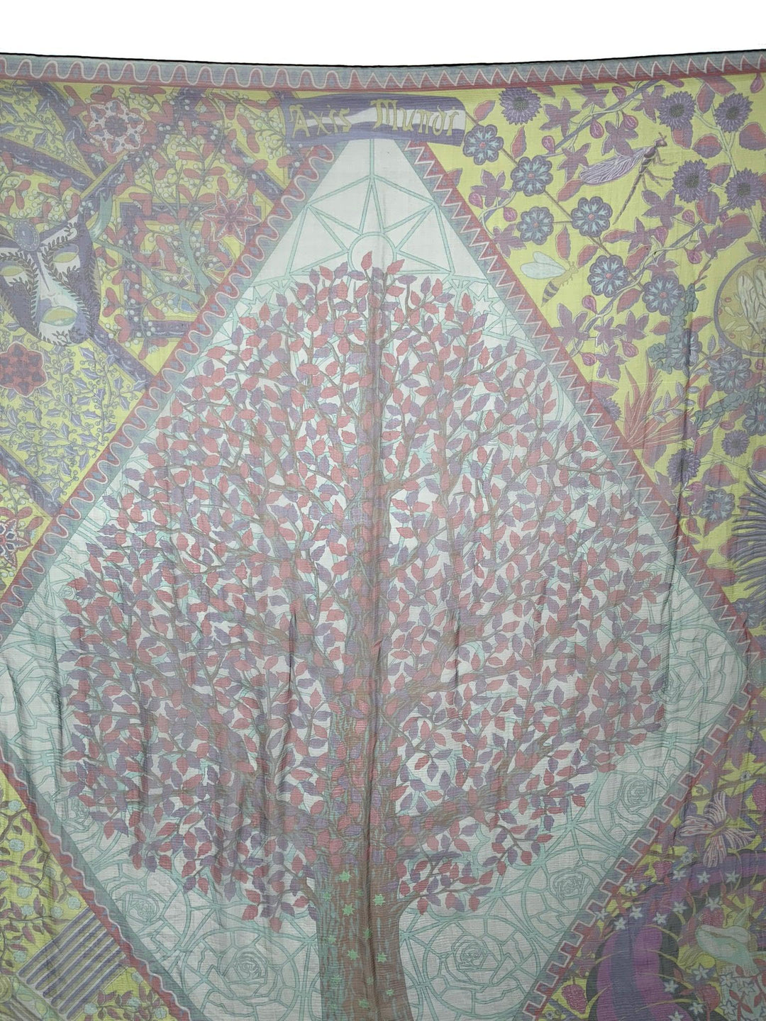 Top quality Hermes Axis Mundi Silk Scarf 140