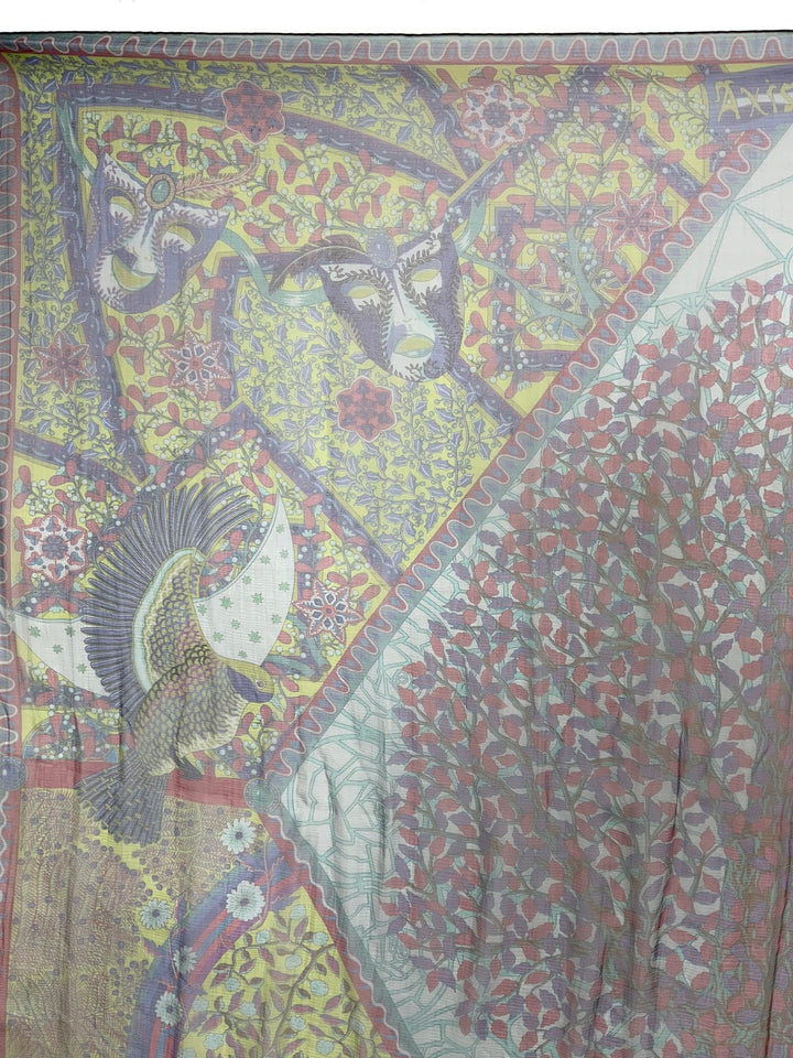 Top quality Hermes Axis Mundi Silk Scarf 140