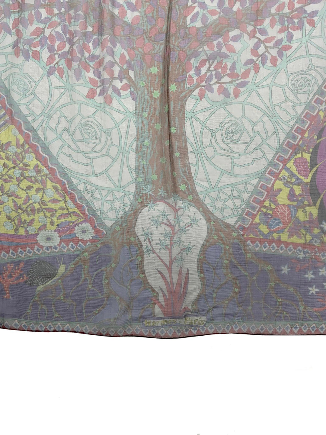 Top quality Hermes Axis Mundi Silk Scarf 140