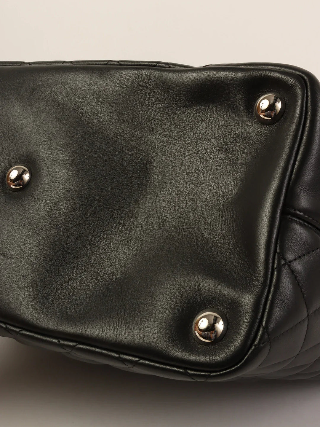 Chanel Around 2005 Made Cambon Tote Bag Black