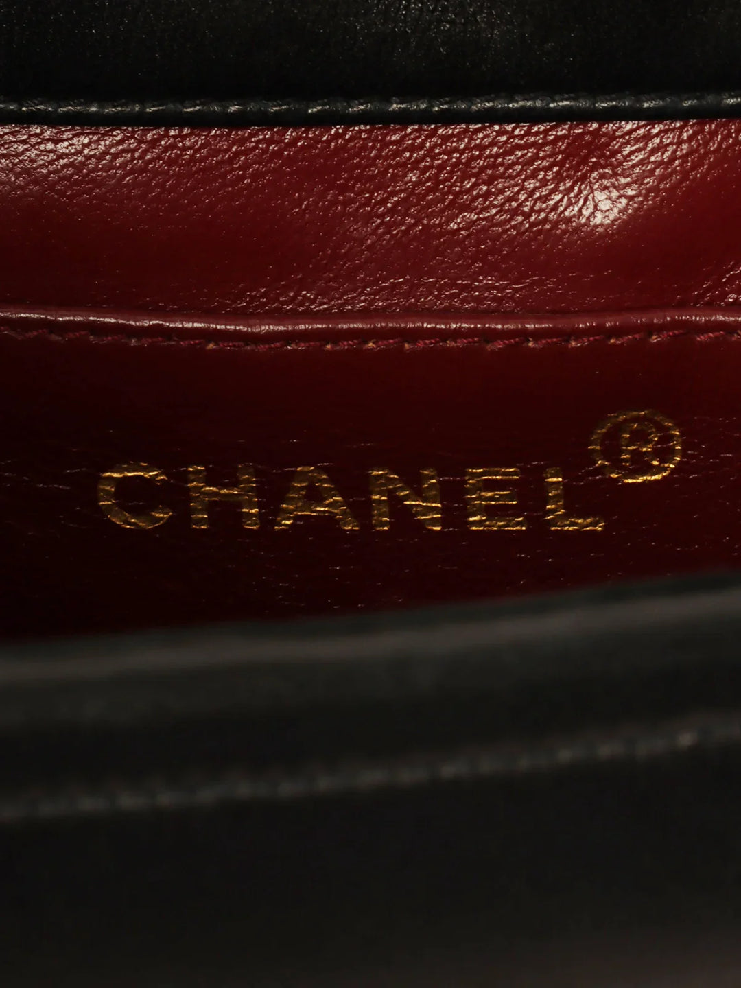 Chanel Around 1992 Made Turn-Lock Shoulder Bag Mini Black
