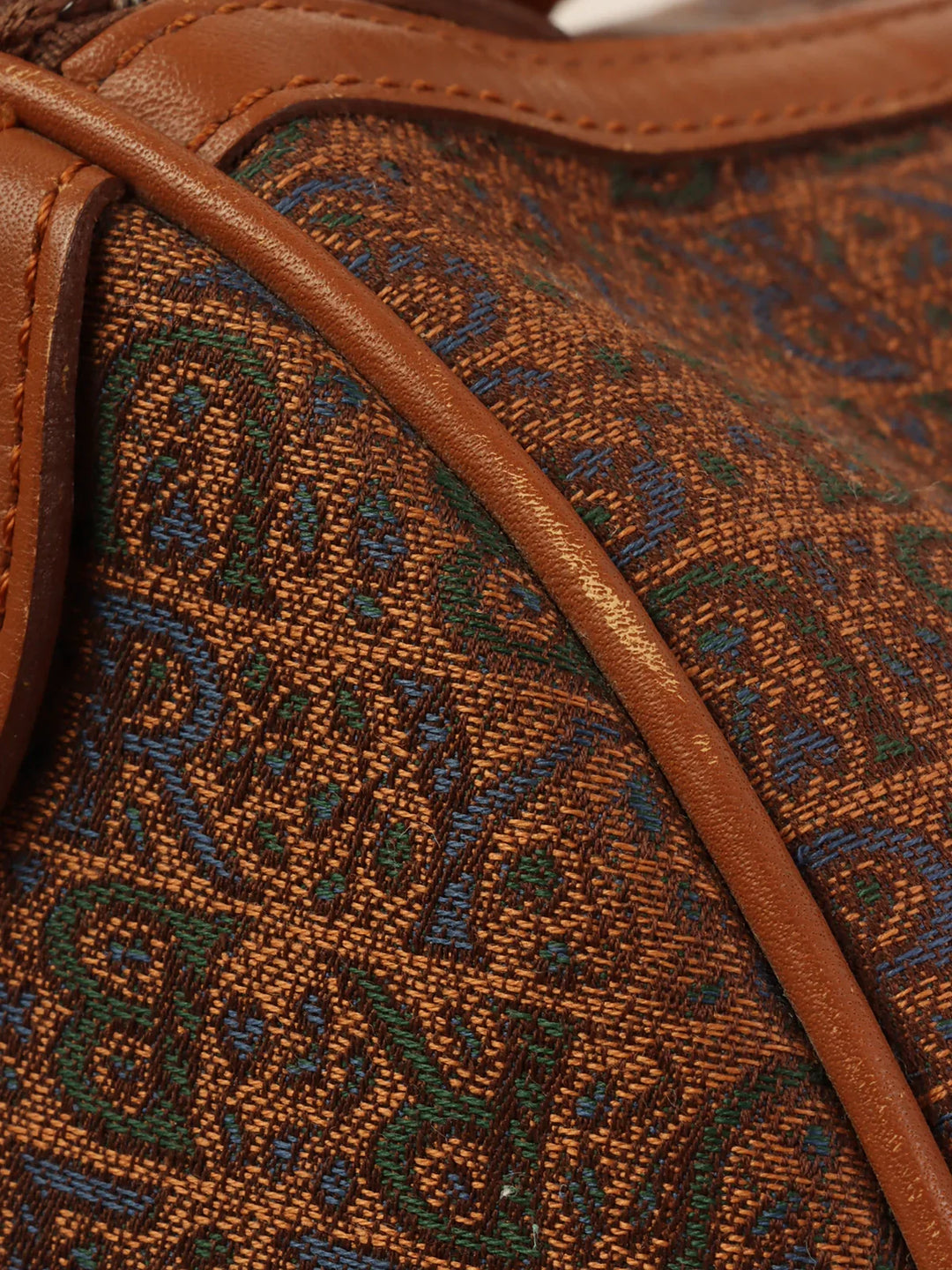 Burberry Cnavas Logo Pattern Boston Bag Brown