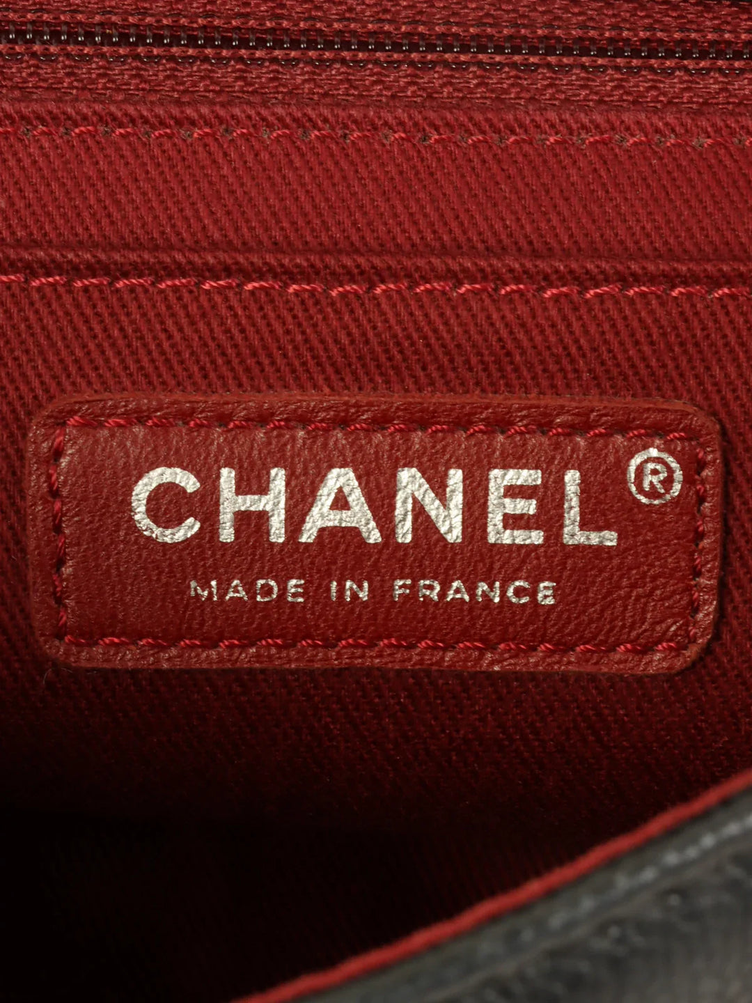 Chanel Around 2009 Made Caviar Skin Cc Mark Stitch Chain Bag Black
