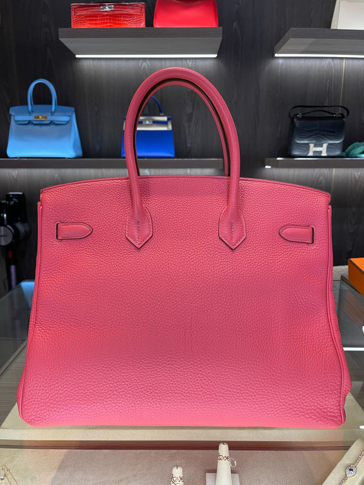 Top quality Hermes Birkin 35 Lipstick Togo Gold Hardware