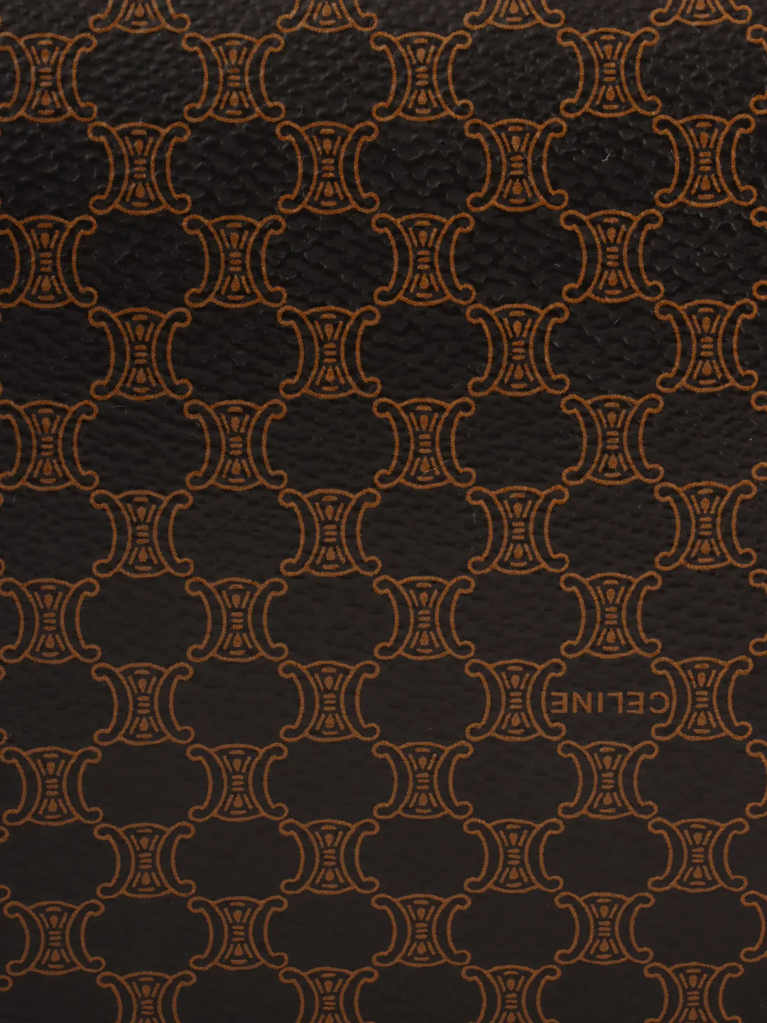 Top Quality Celine Macadam Pattern Top Handle Bag Black
