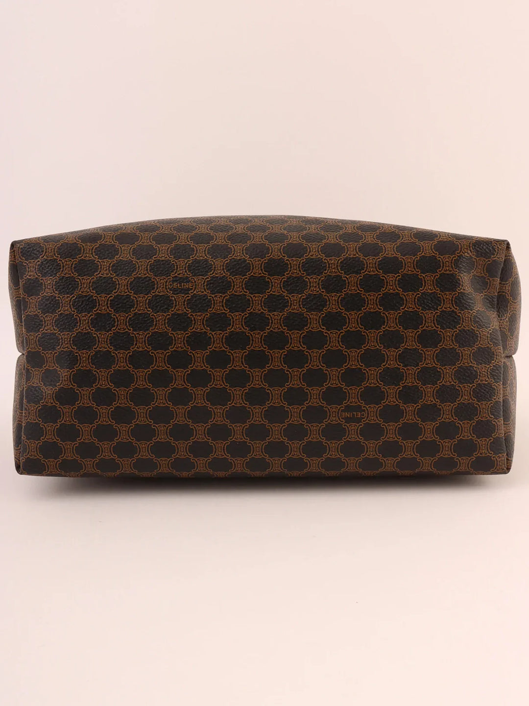 Top Quality Celine Macadam Pattern Top Handle Bag Black