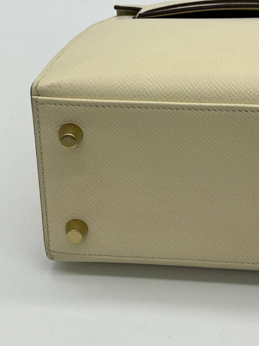 Top quality Hermes Kelly 25 Sellier Nata Epsom Gold Hardware