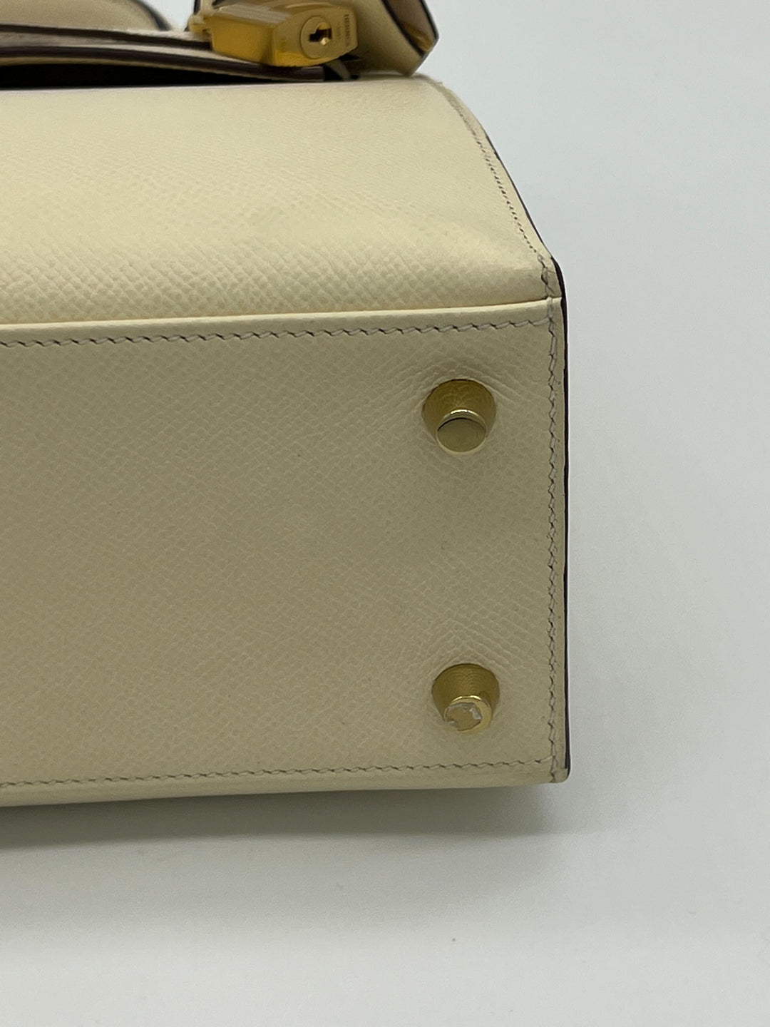 Top quality Hermes Kelly 25 Sellier Nata Epsom Gold Hardware