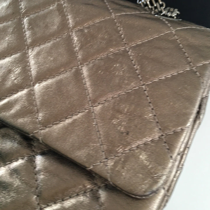 Chanel 2.55 Shoulder Bag in Metallic Leather