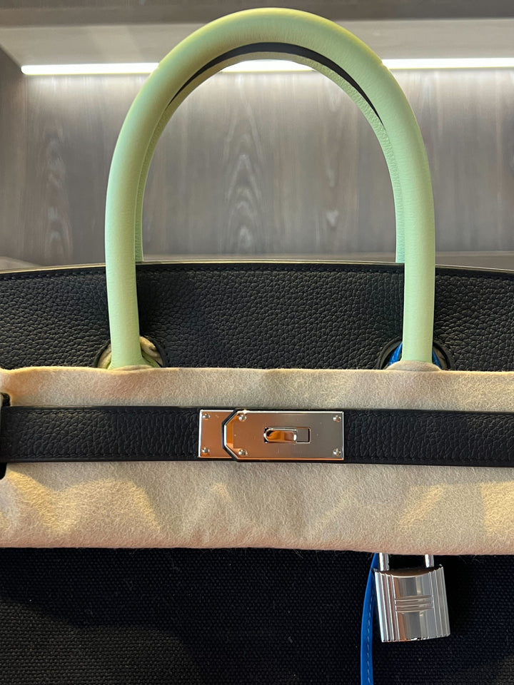 Top quality Hermes Haut A Courroies 40 Multi Bag AA Noir/Absinthe/Hydra