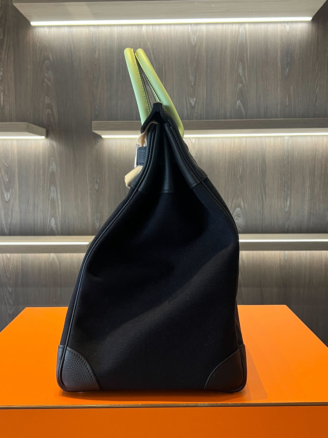 Top quality Hermes Haut A Courroies 40 Multi Bag AA Noir/Absinthe/Hydra