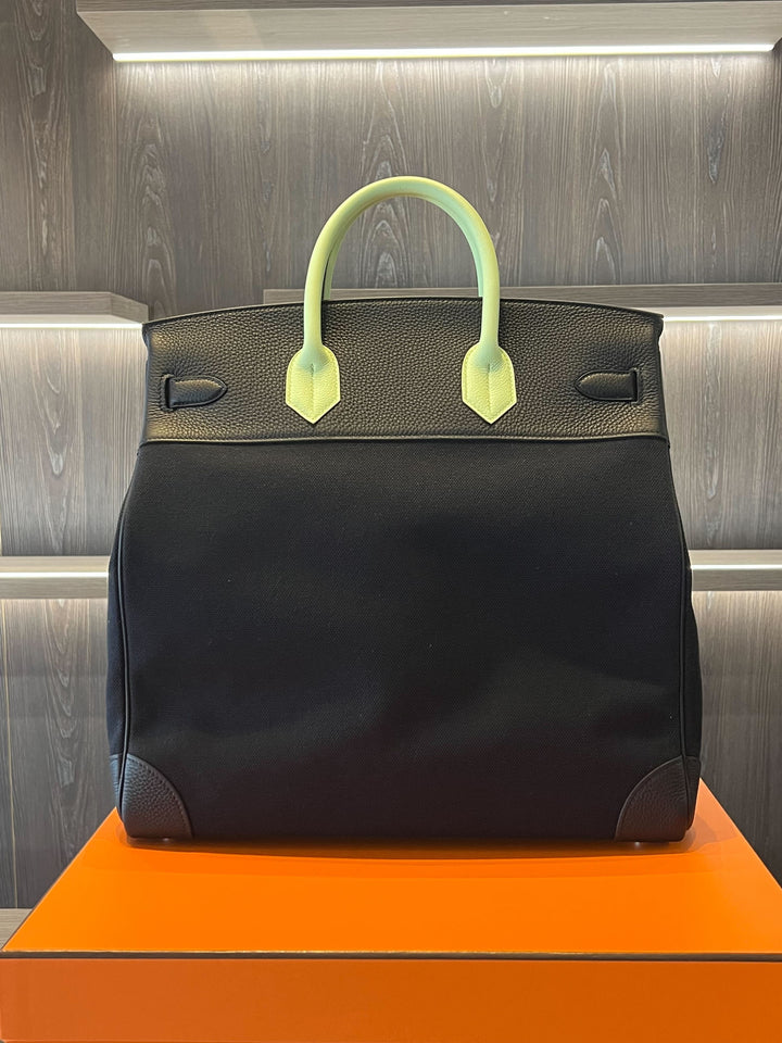 Top quality Hermes Haut A Courroies 40 Multi Bag AA Noir/Absinthe/Hydra