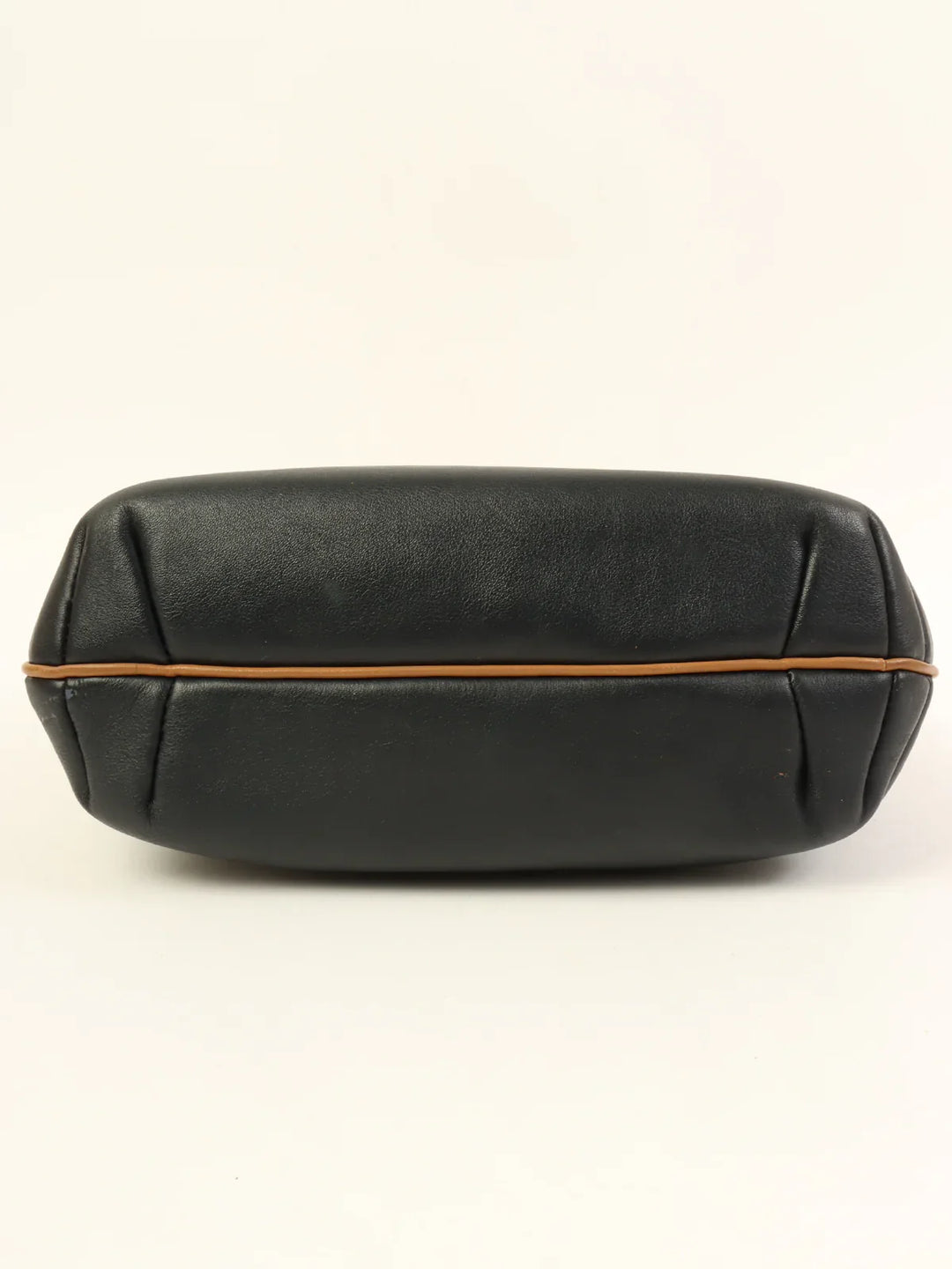 Celine Macadam Plate Shoulder Bag Black/Camel