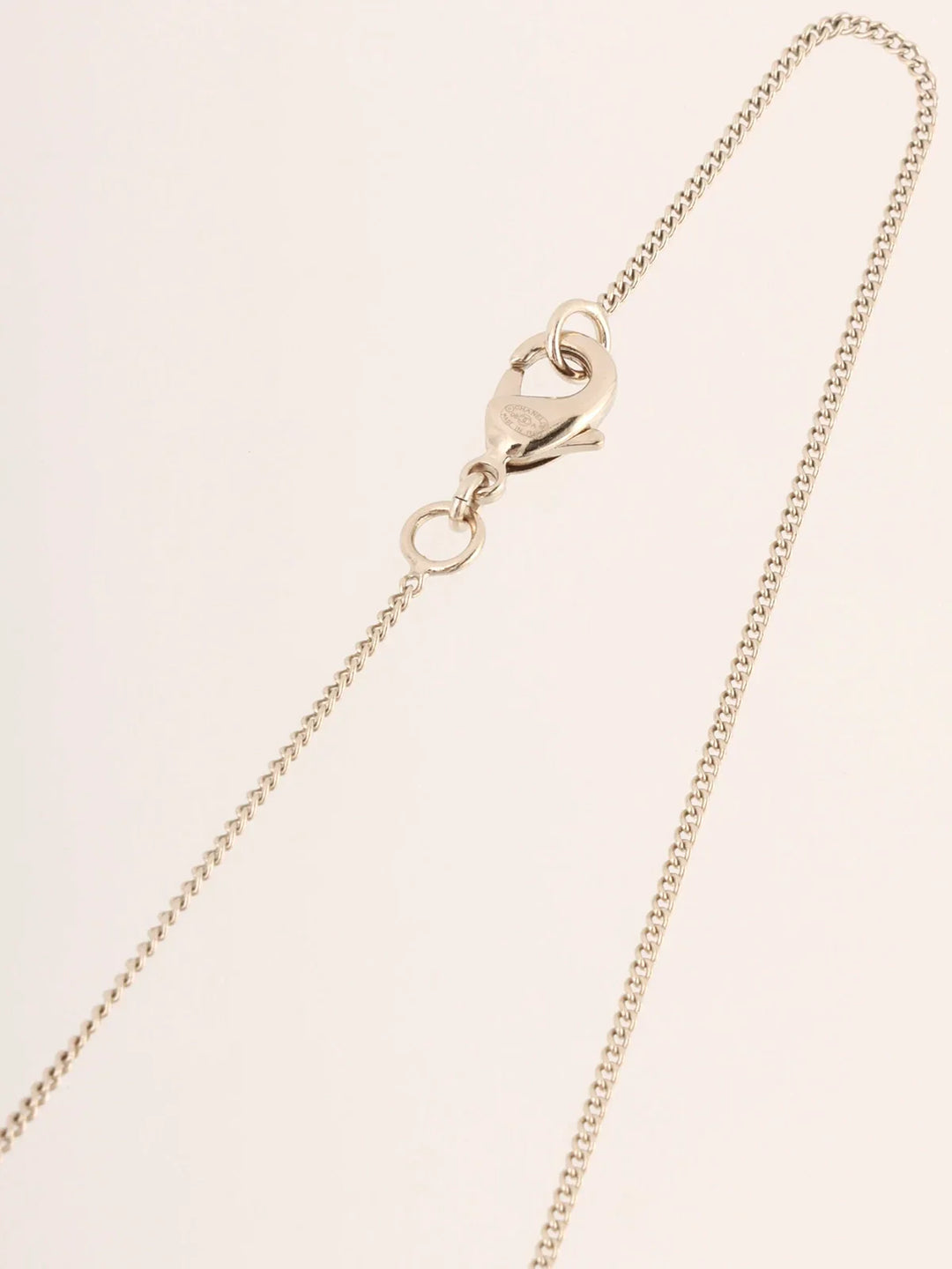 Chanel 2008 Made Square Mirror Cc Mark Rhinestone Necklace Black