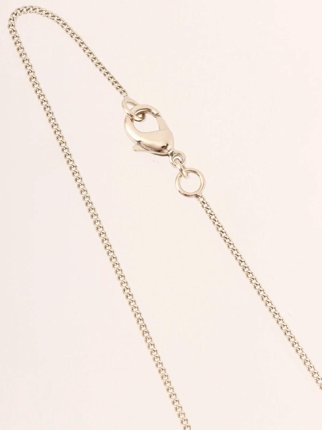 Chanel 2008 Made Square Mirror Cc Mark Rhinestone Necklace Black