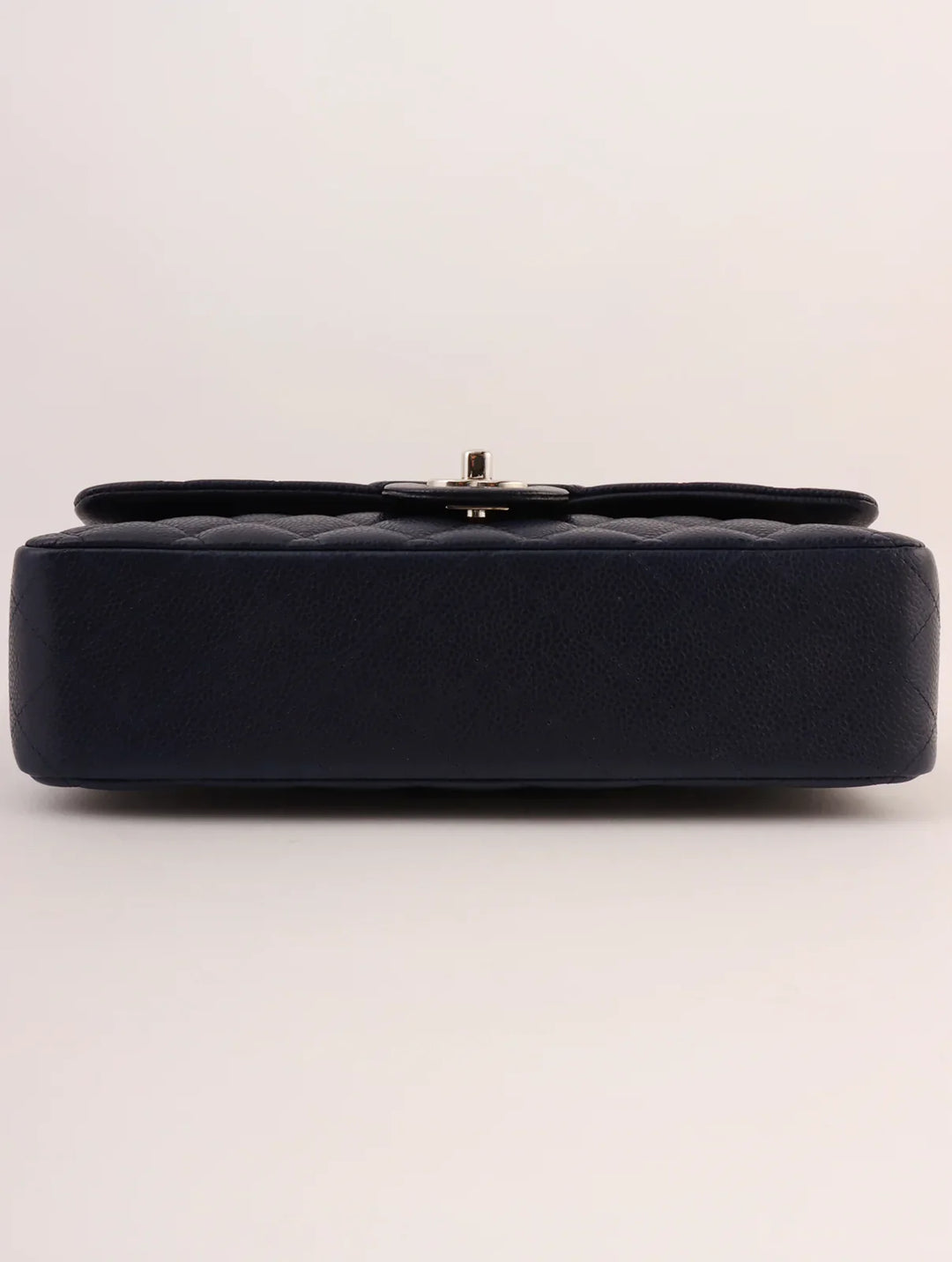 Chanel Around 2014 Made Caviar Skin Classic New Chain Bag 25Cm Navy
