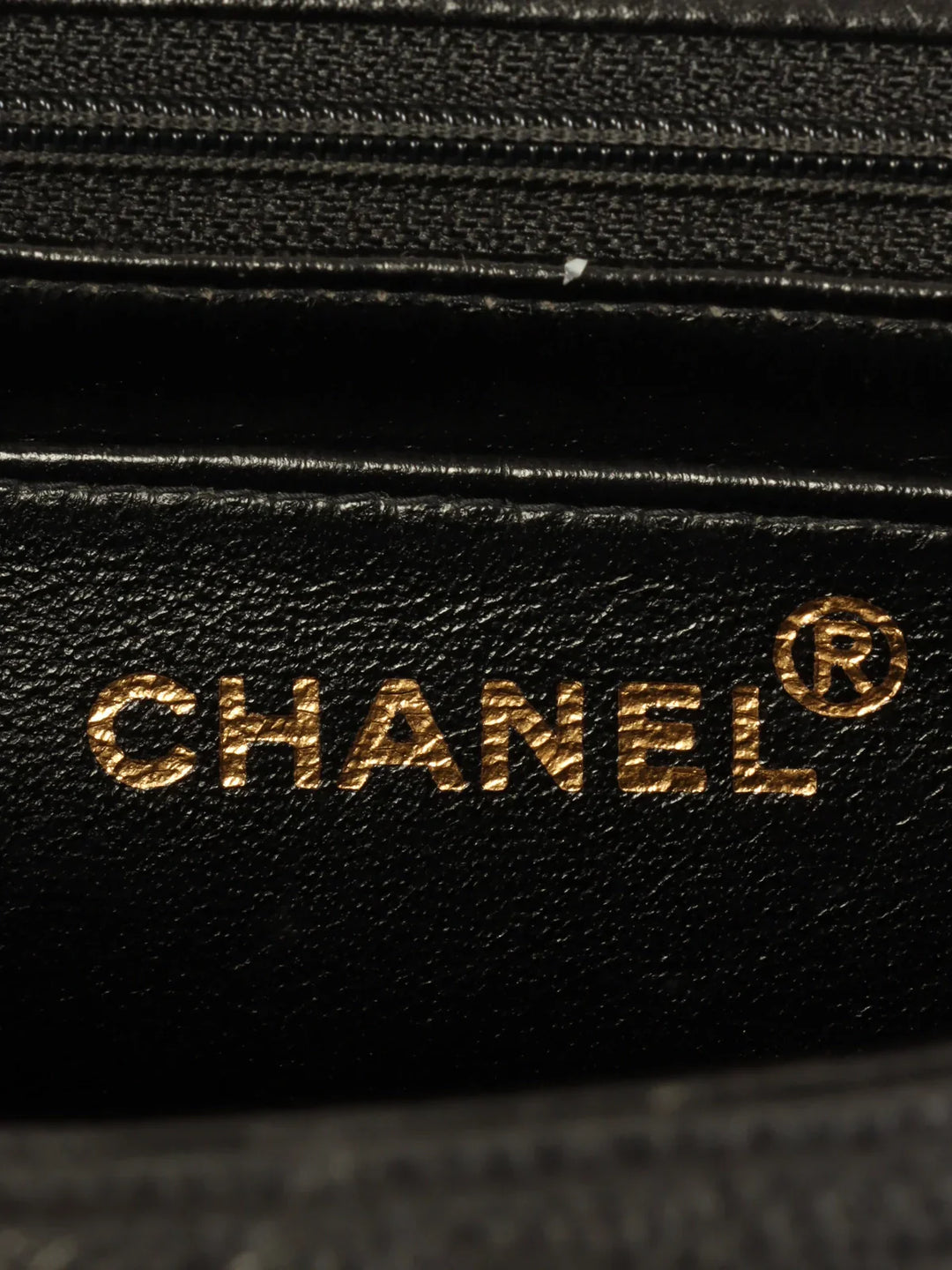 Chanel Around 1997 Made Caviar Skin Turn-Lock Top Handle Bag Black