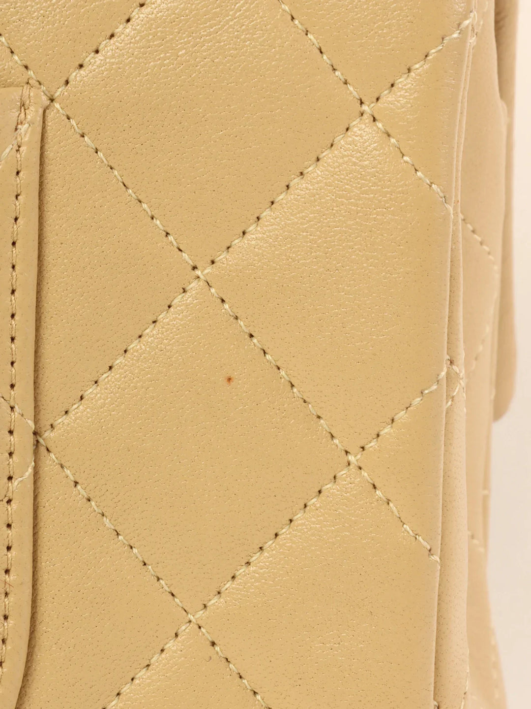 Chanel Around 1990 Made Classic New Chain Bag 25Cm Beige