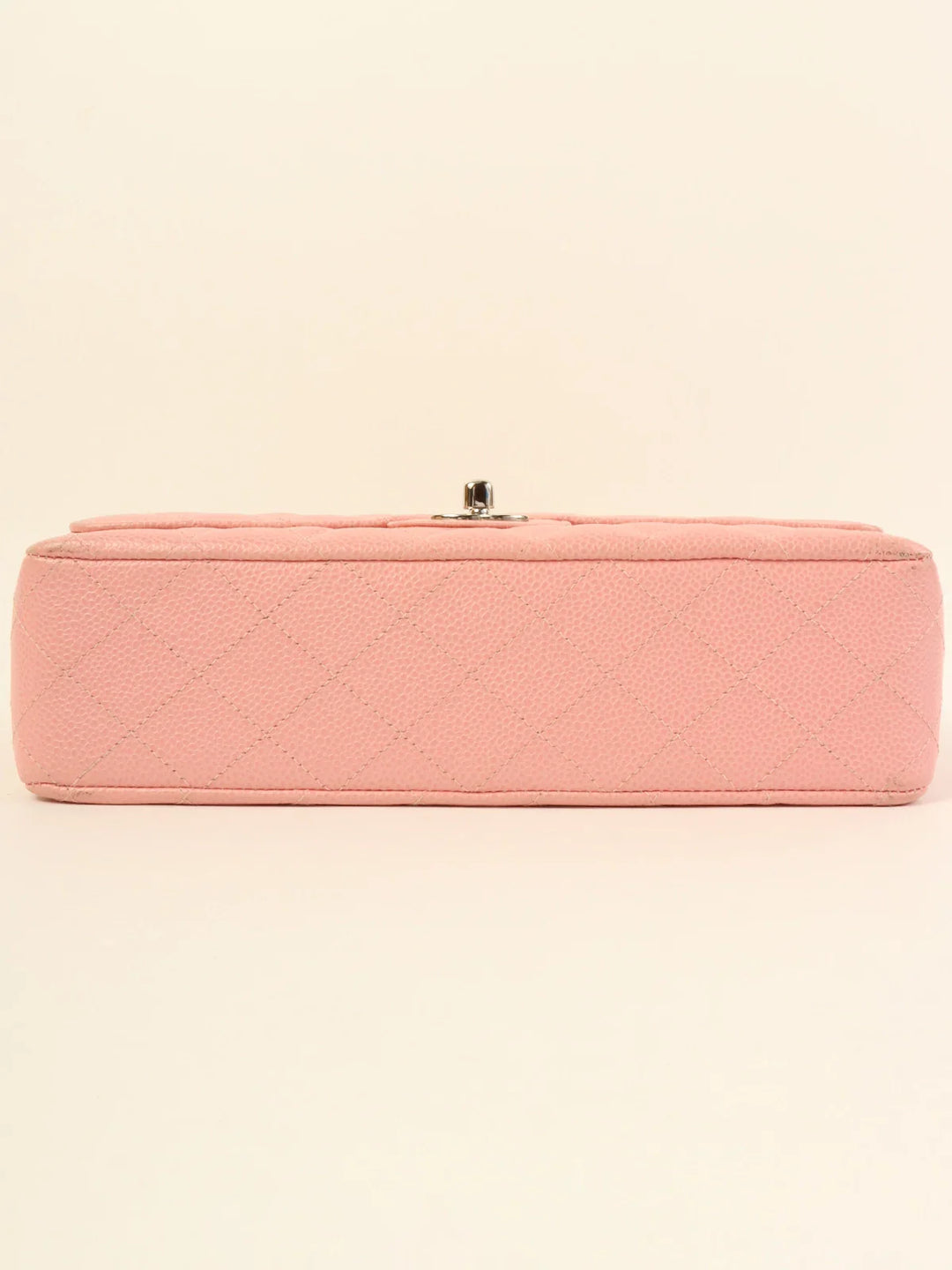 Chanel Around 2004 Made Caviar Skin Classic New Chain Bag 25Cm Pink