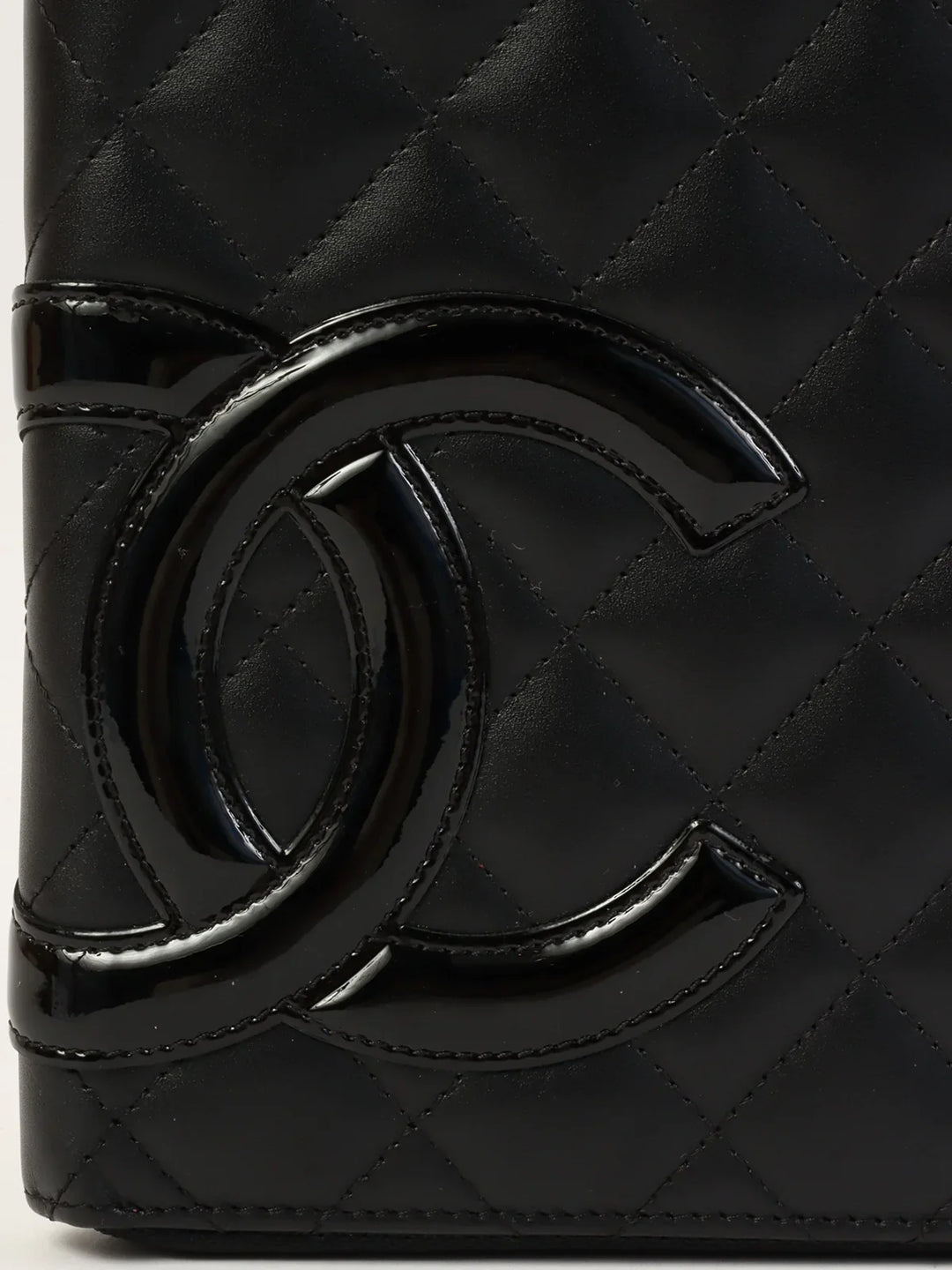 Chanel Around 2012 Made Cambon Long Wallet Black