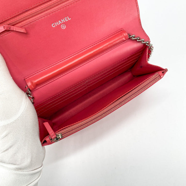 5/7 DOTD- Top Quality Chanel Caviar Coco Wallet On Chain Pink