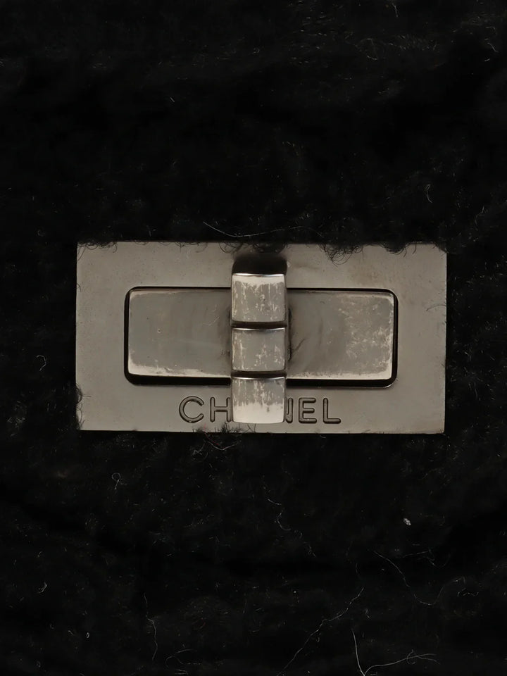 Chanel Around 2008 Made 2.55 Chain Shoulder Bag Black