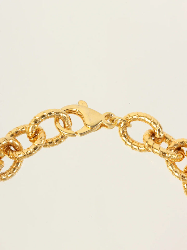 Celine Multi Charm Bracelet Gold