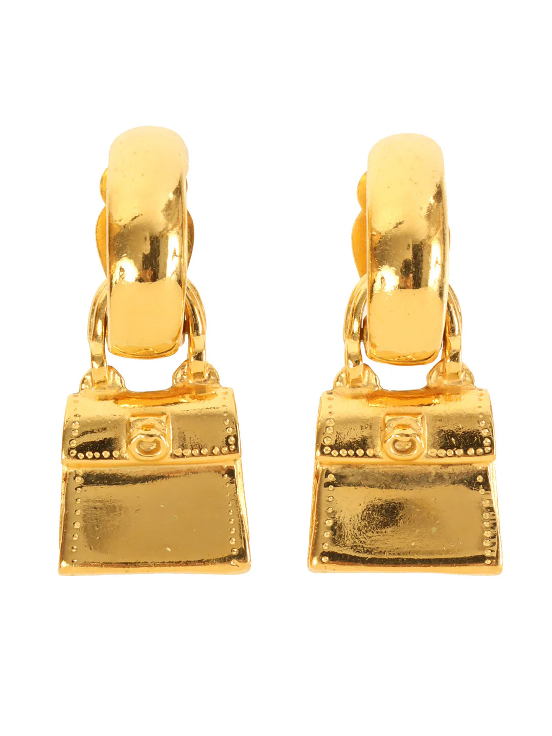 Celine Bag Motif Swing Earrings