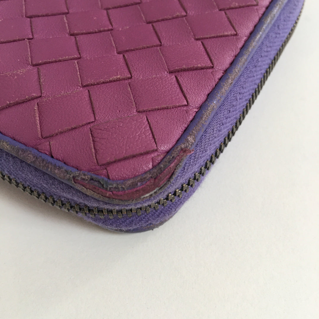 Bottega veneta Wallet in Purple Leather