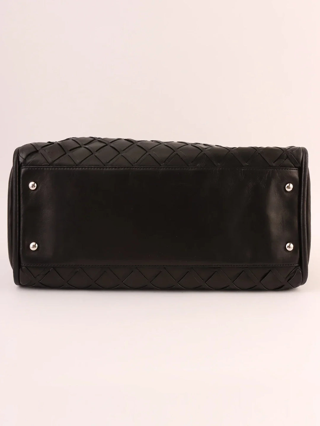 Chanel Around 2007 Made Cc Mark Charm Chain Mini Boston Black