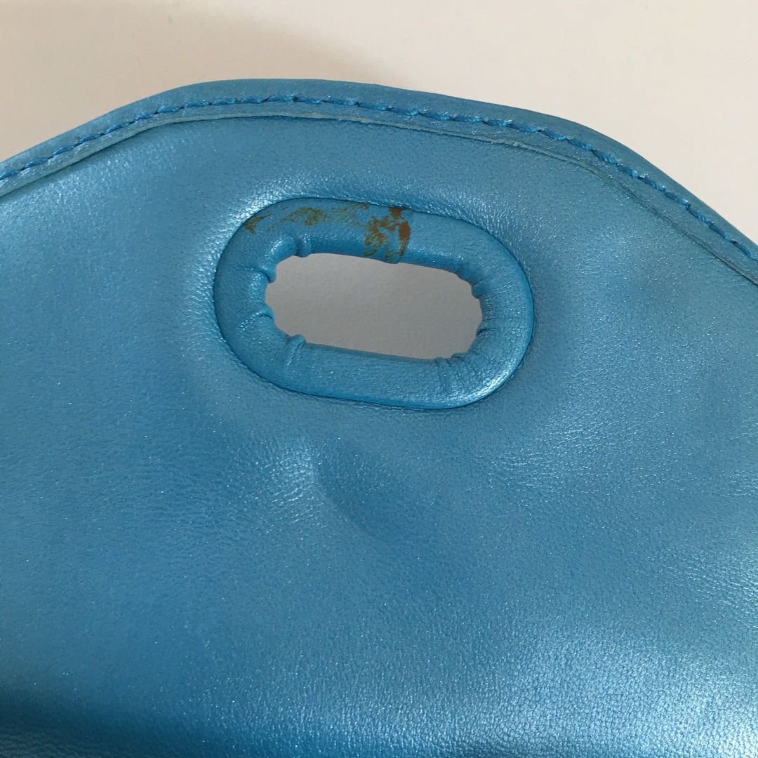 Top Quality Bottega Veneta Backpack in Blue Leather
