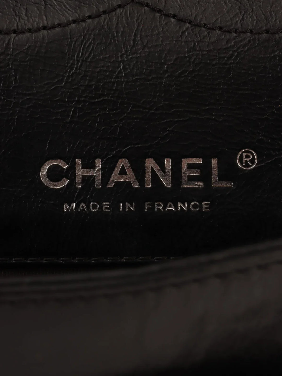 Chanel Around 2008 Made 2.55 Chain Shoulder Bag Black