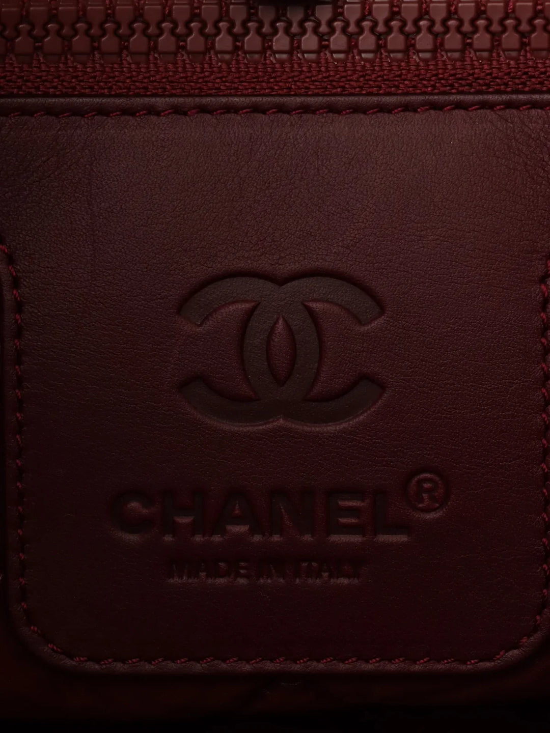 Chanel Around 2009 Made Nyon Cc Cocoon Tote Bag Black