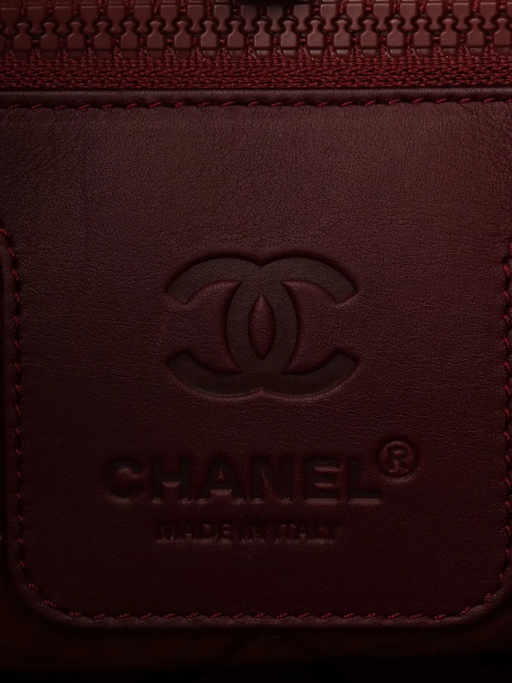 Chanel Around 2009 Made Nyon Cc Cocoon Tote Bag Black