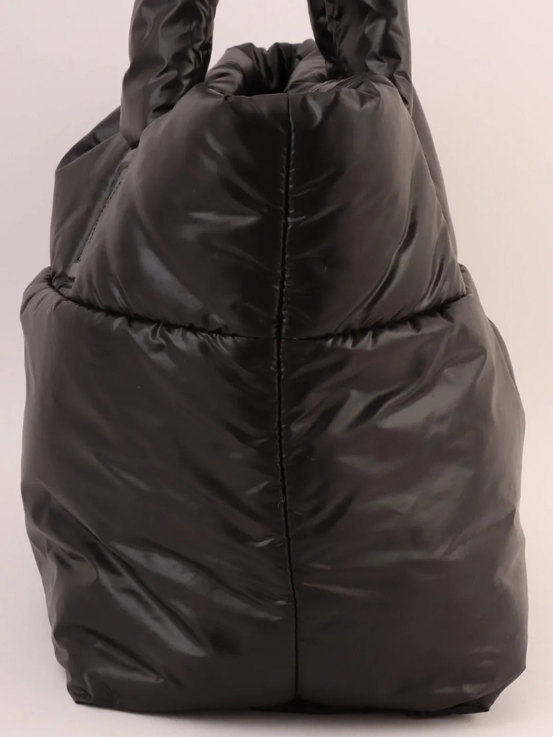 Chanel Around 2009 Made Nyon Cc Cocoon Tote Bag Black