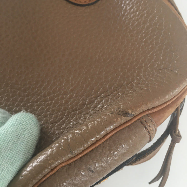 CHRISTIAN Top quality Dior Crossbody Bag in Brown Leather