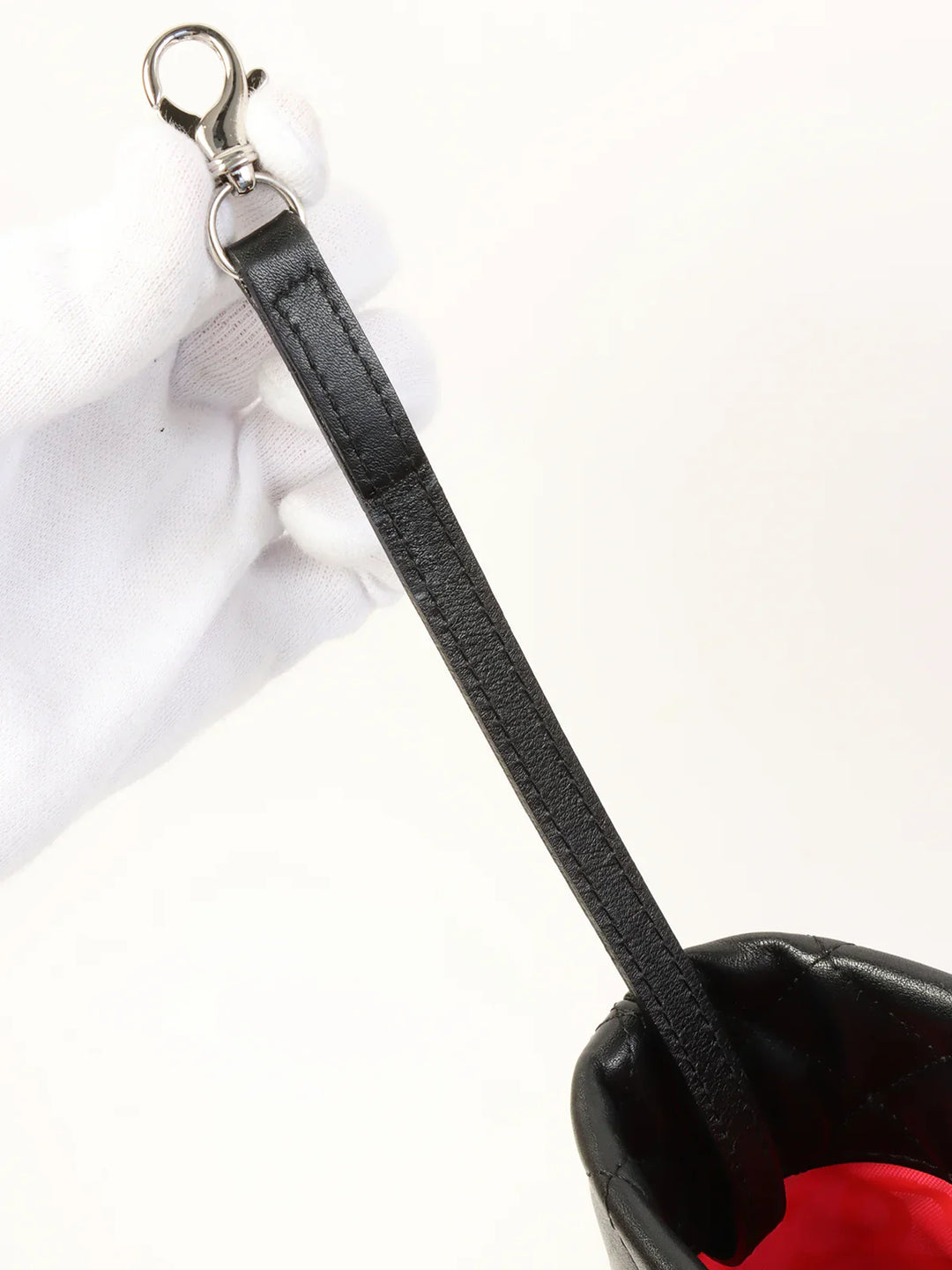 Chanel Around 2004 Made Cambon Tote Bag Black/White