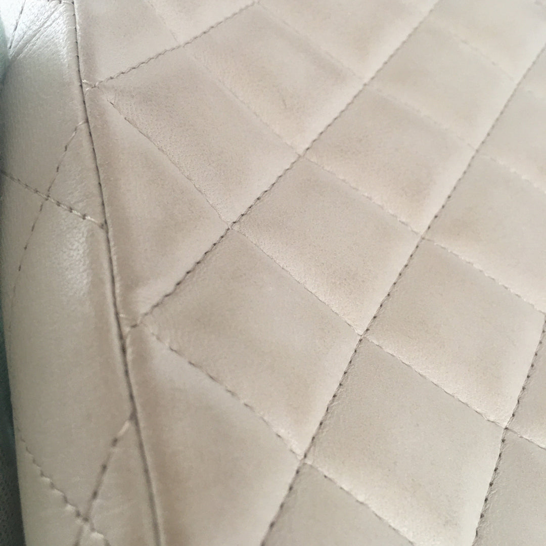 Top Quality Chanel Camera Shoulder Bag in Beige Leather