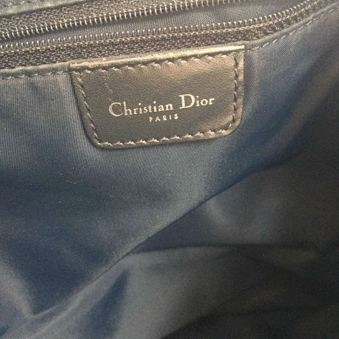 CHRISTIAN Top quality Dior Crossbody Bag in Blue Fabric
