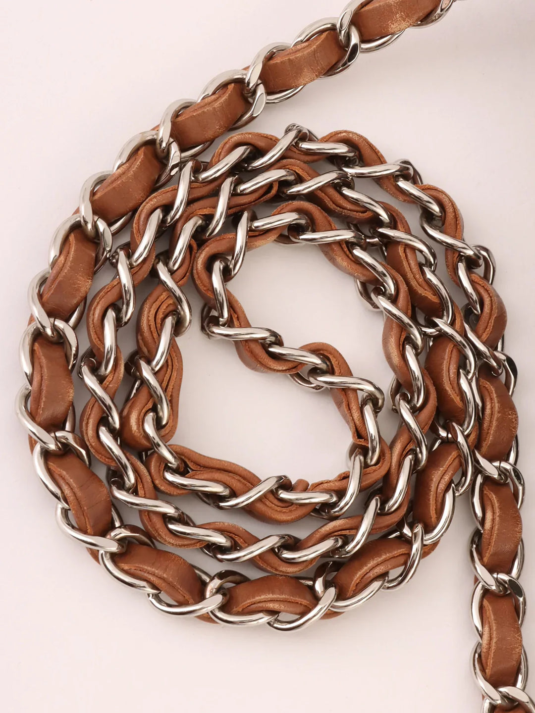 Top Quality Chanel Around 2012 Made Denim Patchworks Turn-Lock Chain Bag Indigo/Multi