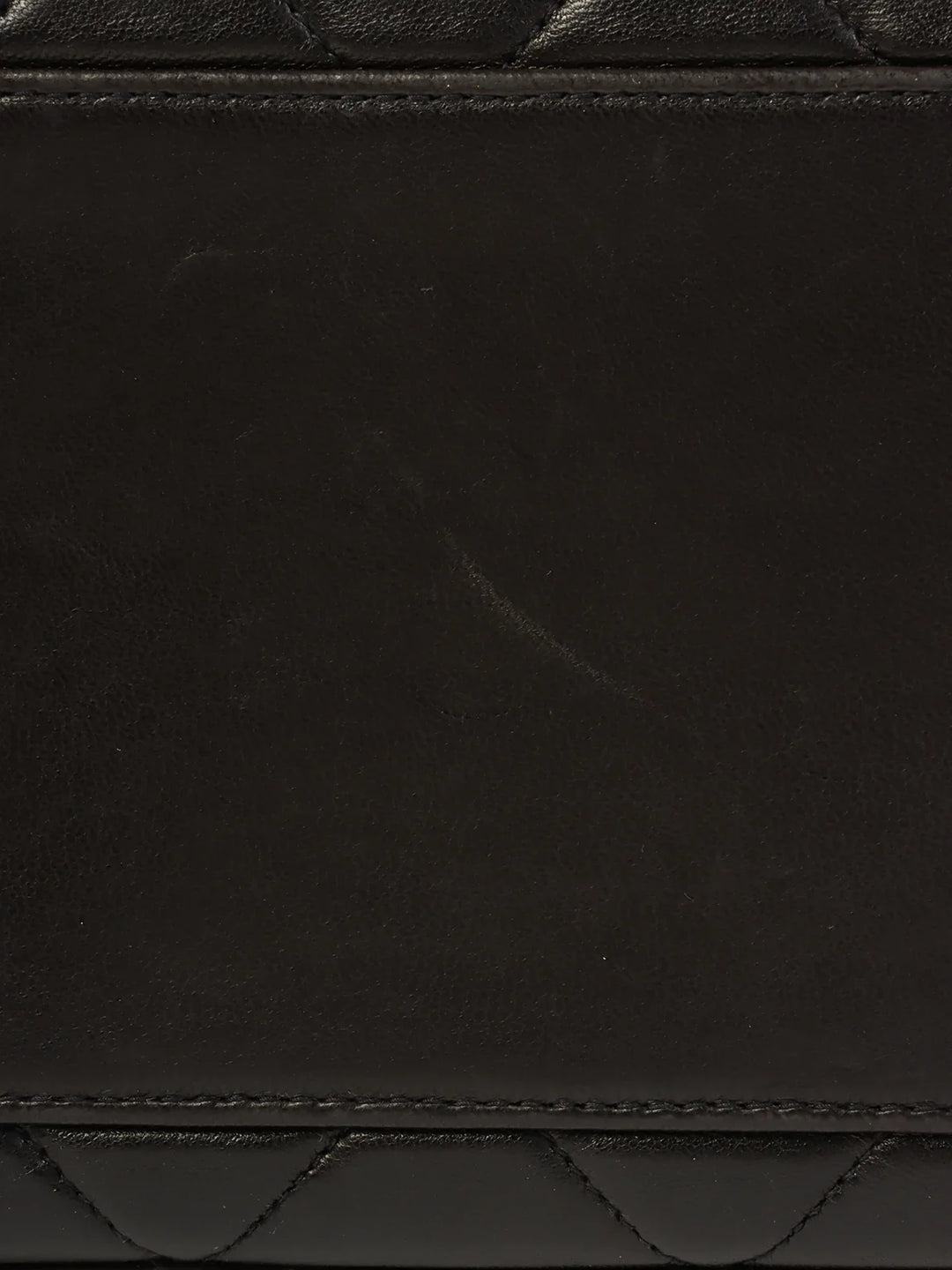 Chanel Around 1995 Made Cc Mark Sun Motif Charm Chain Tote Bag Black