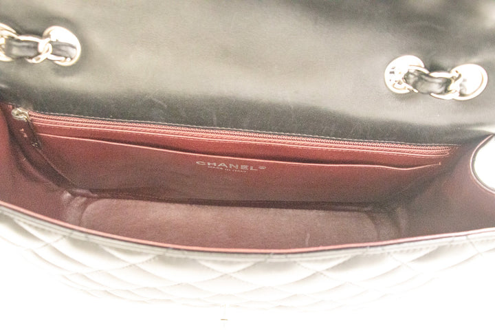 Top Quality Chanel Classic Large 11" Chain Shoulder Bag New Black Lambskin